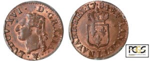 Louis XVI - Liard - 1784 L (Bayonne)