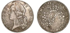 Louis XV - 1/5 écu au bandeau - 1741 W (Lille) Louis XV - 1/5 écu au bandeau - 1741 W (Lille)