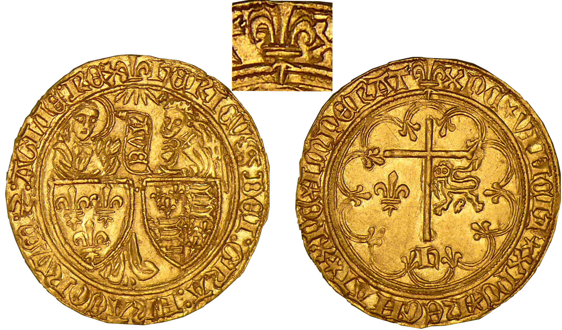 Henry VI de Lancastre - Salut d'or - Saint-Lô Henry VI de Lancastre - Salut d'or - Saint-Lô