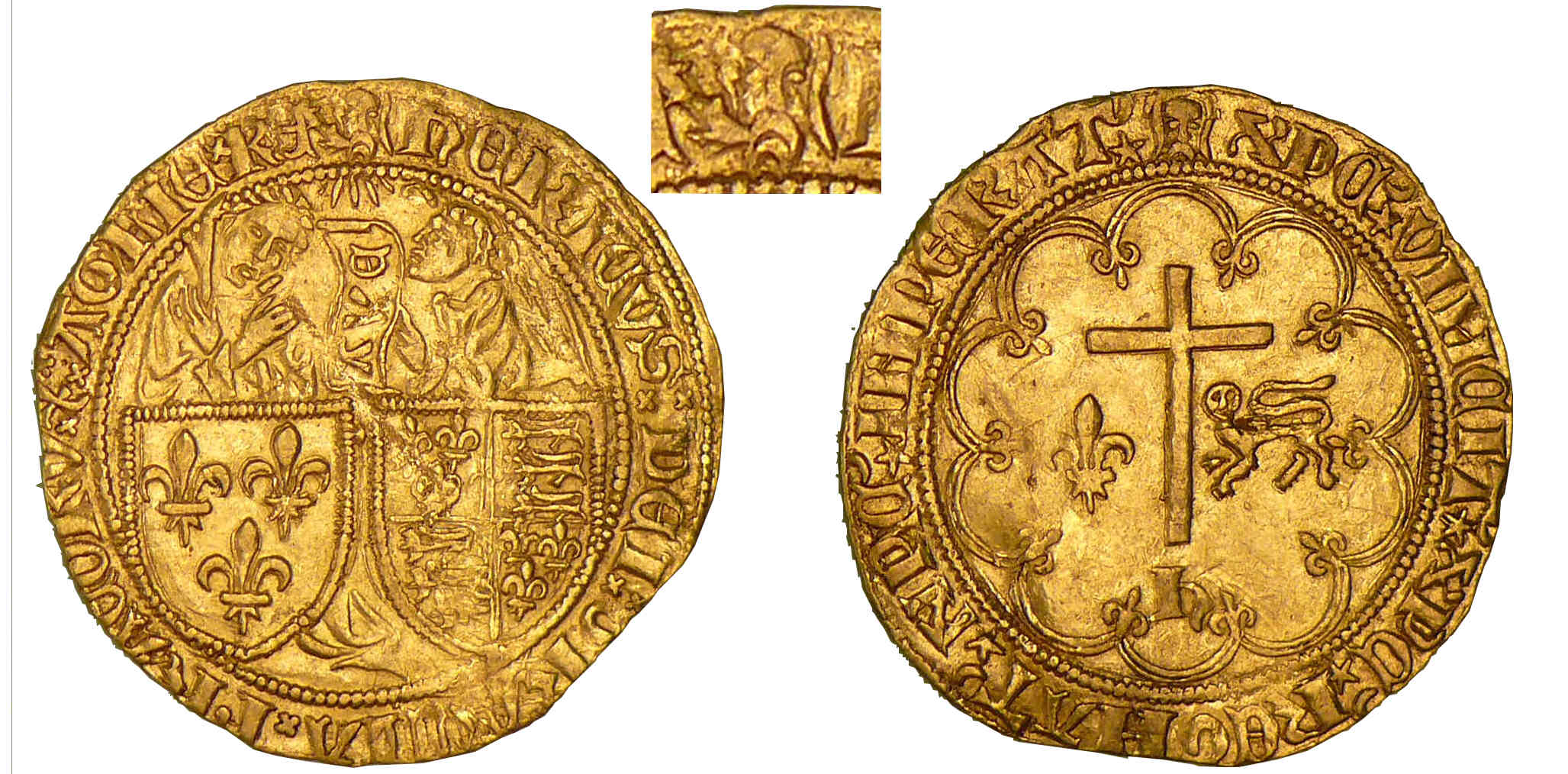 Henry VI de Lancastre - Salut d'or - Dijon Henry VI de Lancastre - Salut d'or - Dijon