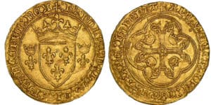 Charles VII - Ecu d'or à la couronne - Montpellier Charles VII - Ecu d'or à la couronne - Montpellier