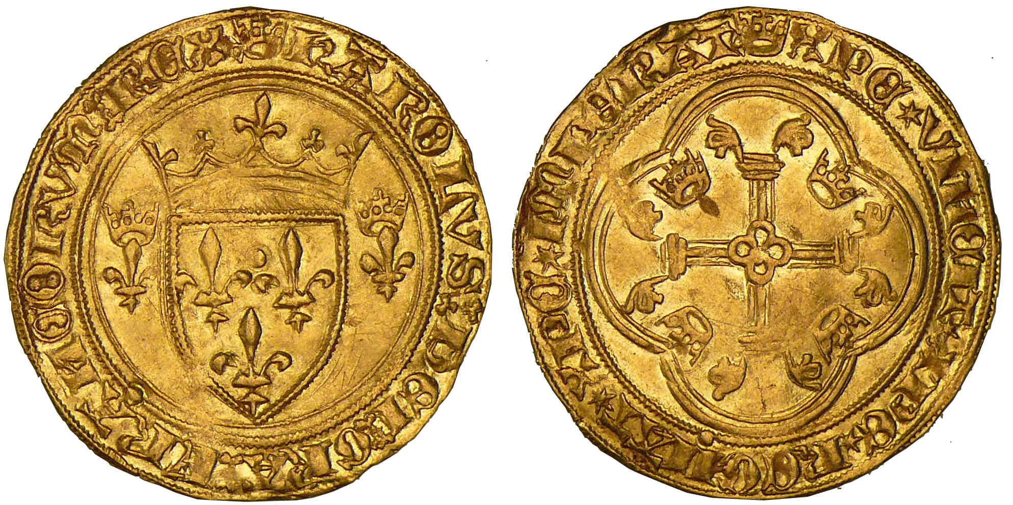 Charles VII - Ecu d'or à la couronne - Paris Charles VII - Ecu d'or à la couronne - Paris