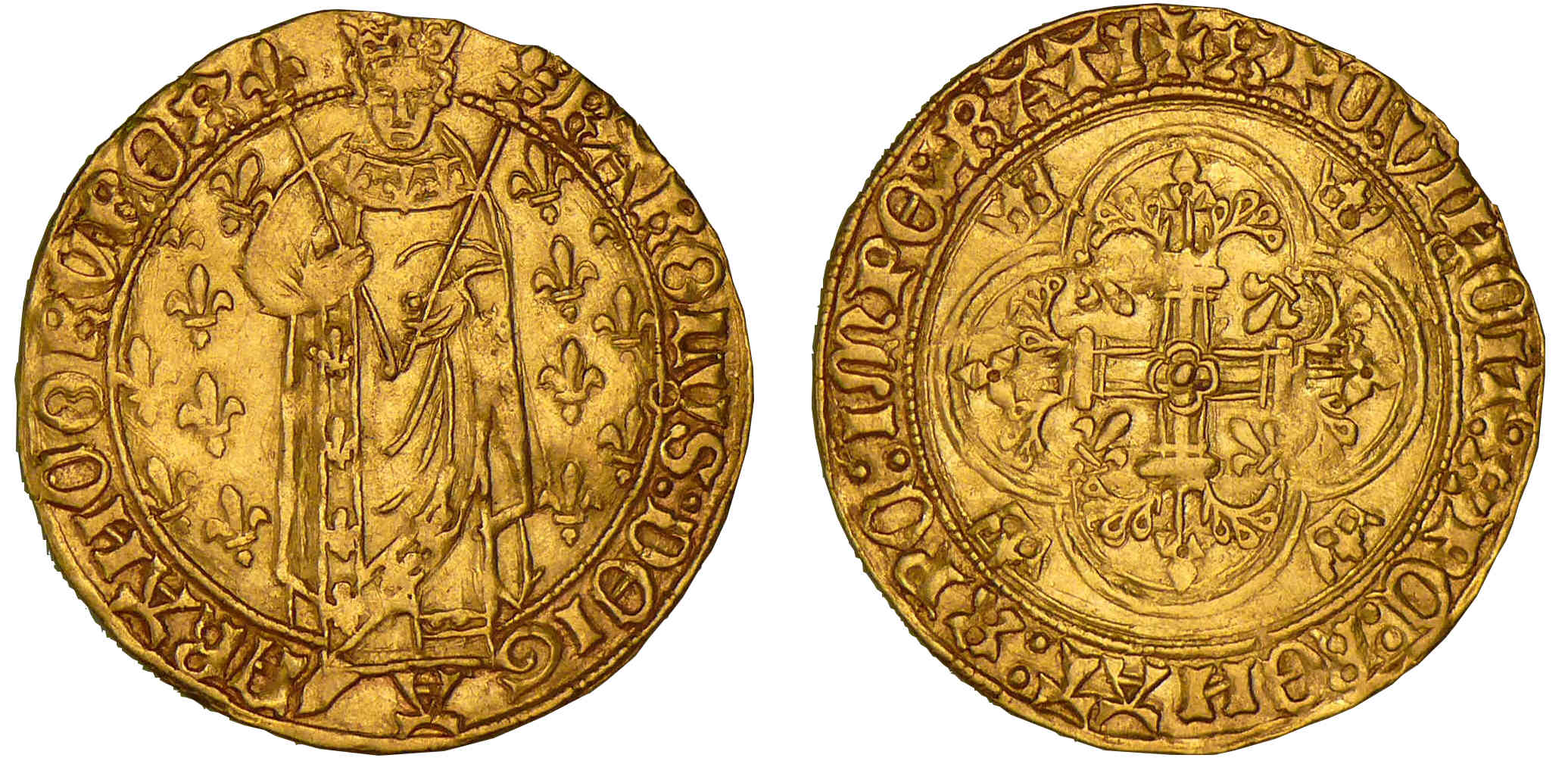 Charles VII - Royal d'or - Tours Charles VII - Royal d'or - Tours