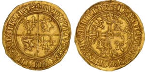 Dauphiné - Louis II (fils de Charles VII) - Ecu d'or (Montélimar) Dauphiné - Louis II (fils de Charles VII) - Ecu d'or (Montélimar)