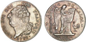 Ecu de 6 livres type FRANCOIS 1792 I (Limoges) Ecu de 6 livres type FRANCOIS 1792 I (Limoges)