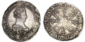Navarre - Henri III de Navarre, II de Béarn - Franc 1582 (Morlàas) Navarre - Henri III de Navarre, II de Béarn - Franc 1582 (Morlàas)