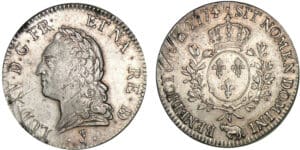 Louis XV - Ecu de Béarn à la vieille tête - 1774 (Pau)