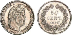 50 centimes Louis-Philippe Ier 1846 A (Paris) 50 centimes Louis-Philippe Ier 1846 A (Paris)
