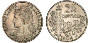 25 centimes Patey 1904 25 centimes Patey 1904