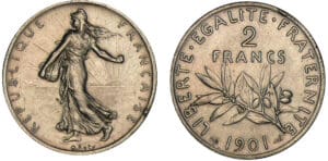 2 francs Semeuse 1901