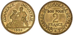 2 francs Chambre de commerce 1926 2 francs Chambre de commerce 1926