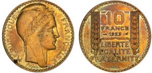 10 francs Turin 1929 - Essai 10 francs Turin 1929 - Essai