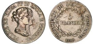 Italie - Gaule subalpine - 5 francs 1807 Italie - Gaule subalpine - 5 francs 1807