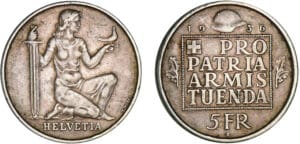 Suisse - 5 francs 1936