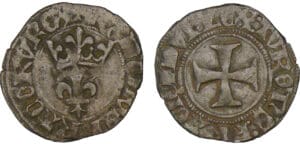 Charles VI - Double tournois Niquet - Paris Charles VI - Double tournois Niquet - Paris