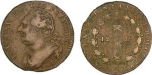 12 deniers type FRANCOIS 1791 A (Paris) 12 deniers type FRANCOIS 1791 A (Paris)