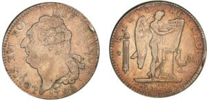 Ecu de 6 livres type FRANCOIS 1792 D (Lyon) Ecu de 6 livres type FRANCOIS 1792 D (Lyon)