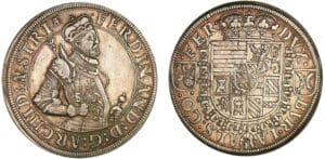 Alsace - Ferdinand d'Autriche - Thaler d'Ensisheim Alsace - Ferdinand d'Autriche - Thaler d'Ensisheim