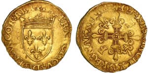 François 1er - Ecu d'or au soleil - 5ème type - Bayonne François 1er - Ecu d'or au soleil - 5ème type - Bayonne