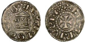 Lothaire II - Denier (Bourges)