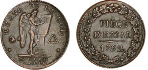 Pièce d'essai - 1792 Pièce d'essai - 1792