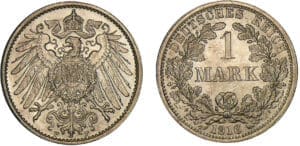 Allemagne - 1 mark 1916 F