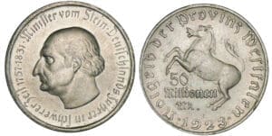 Allemagne - Westphalie - 50 millionen mark 1923