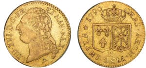 Louis XVI - Louis d’or au buste nu - 1790  R (Orléans)