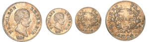 1/4 de franc Napoléon empereur - An 14 L (Bayonne) 1/4 de franc Napoléon empereur - An 14 L (Bayonne)