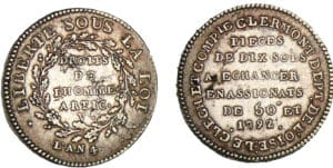 10 sols Le Clech et companie 1792 / AN 4 10 sols Le Clech et companie 1792 / AN 4