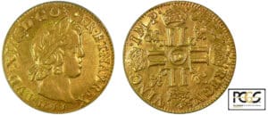 Louis XIV - Louis d’or à la mèche courte - 1651 D (Lyon)