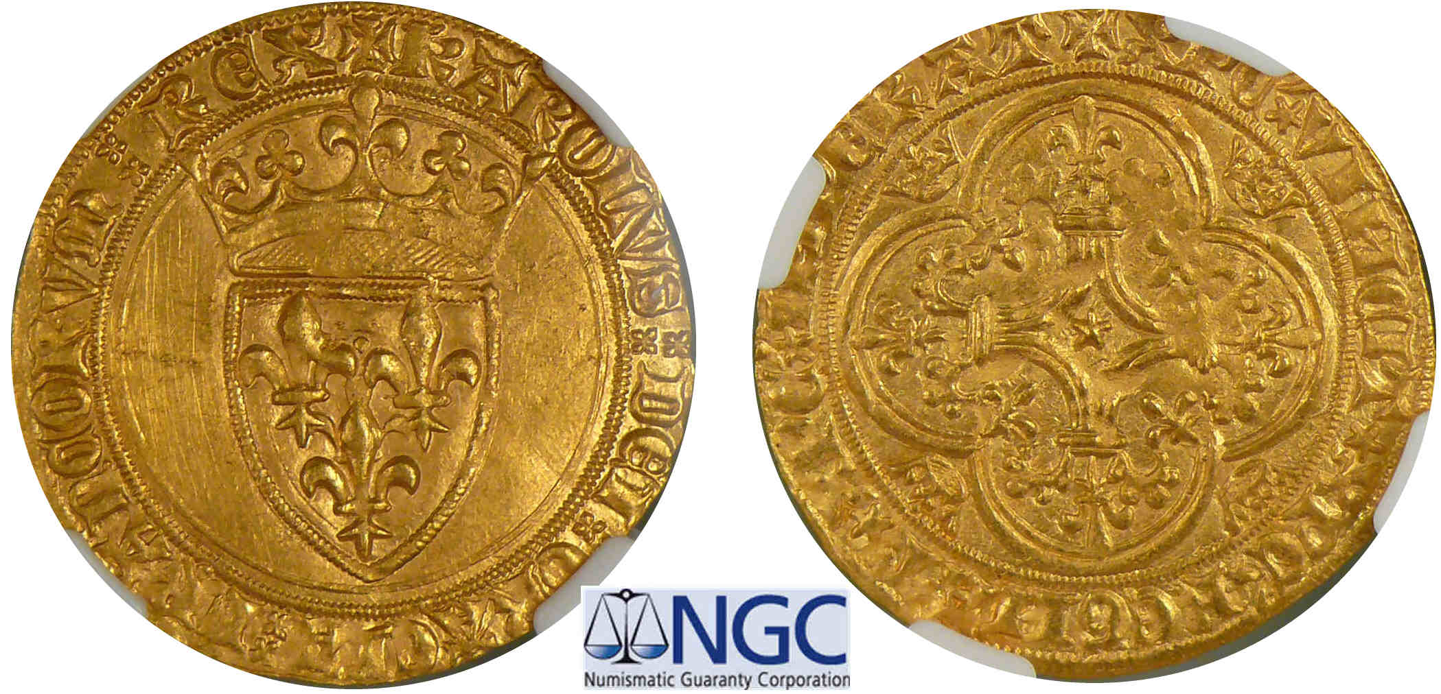 Charles VI - Ecu d'or à la couronne - Paris Charles VI - Ecu d'or à la couronne - Paris