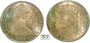Bolivie - Carlos III - 8 reales 1774 JR