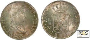 Espagne - Ferdinand VII - 2 reales 1833 M AJ (Madrid)
