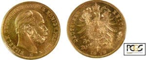 Allemagne - Prussie - Wilhelm Ier - 20 marks 1873 C