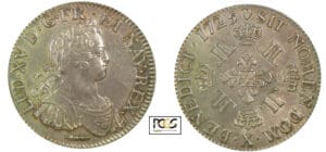 Louis XV - Ecu aux huit L - 1725 X (Amiens)