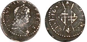 Louis XIV - Barcelone - Sizain - 1647