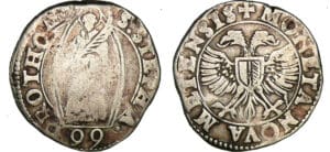 Les trois évêchés - Metz - Teston 1599 Les trois évêchés - Metz - Teston 1599