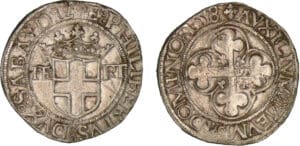 Savoie - Emmanuel Philibert - Quatre gros d'argent 1558 Savoie - Emmanuel Philibert - Quatre gros d'argent 1558