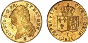 Louis XVI - Double louis d’or au buste nu - 1786 I (Limoges) 1er sem.