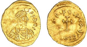 Focas - Tremissis (602-610, Constantinople) Focas - Tremissis (602-610, Constantinople)