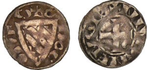 Nivernais - Comté de Nevers - Eudes de Bourgogne - Denier Nivernais - Comté de Nevers - Eudes de Bourgogne - Denier