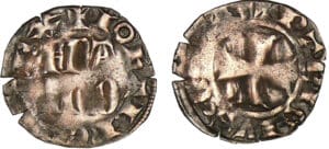 Jean II le Bon - Denier Parisis - Emission du 30 décembre 1355 Jean II le Bon - Denier Parisis - Emission du 30 décembre 1355