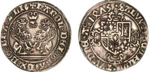 Brabant - Charles le Téméraire - Double briquet 1475 (Anvers)