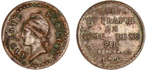 Essai de frappe de la 1 centime - Gengembre - AN 5 Essai de frappe de la 1 centime - Gengembre - AN 5