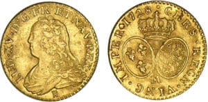 Louis XV - Louis d’or aux lunettes - 1728 M (Toulouse)