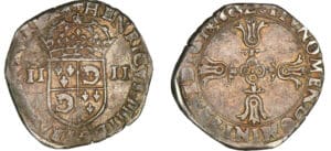 Henri IV - Quart d'écu du Dauphiné - 1603 Z (Grenoble)