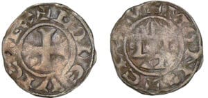 Louis VI - Denier de Montreuil-sur-Mer - 5ème type