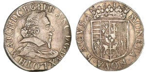 Duché de Lorraine - François II - Teston 1630 sur 29 Duché de Lorraine - François II - Teston 1630 sur 29