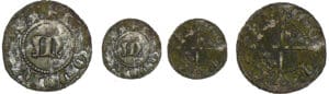 Les trois évêchés - Metz - 1/4 de denier Les trois évêchés - Metz - 1/4 de denier